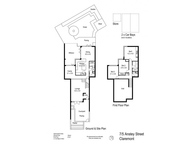 7/5 Anstey Street, Claremont WA 6010 Floorplan