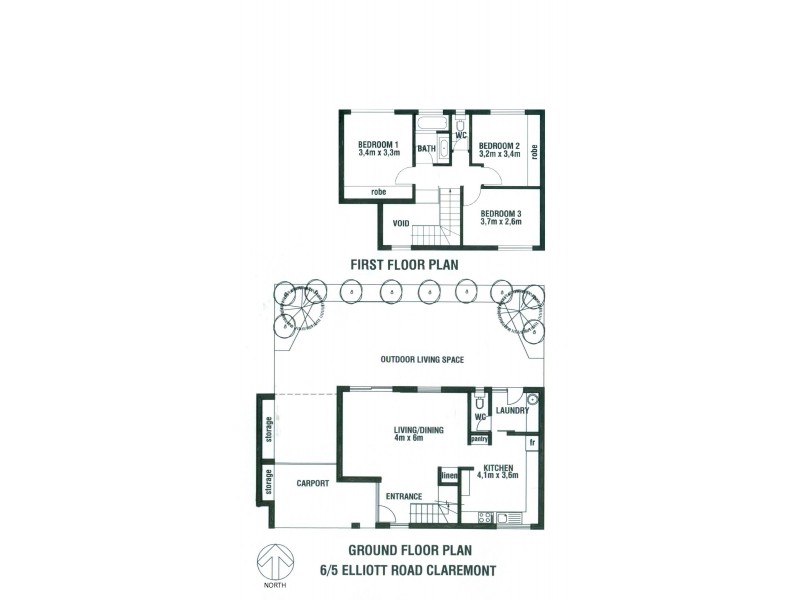 6/5 Elliott Road, Claremont WA 6010 Floorplan