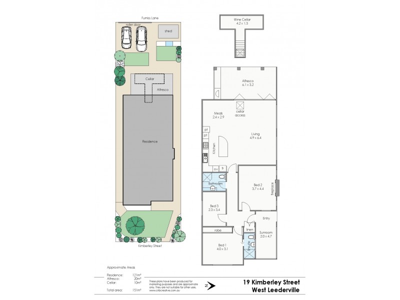 19 Kimberley Street, West Leederville WA 6007 Floorplan