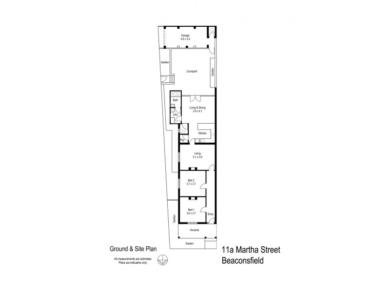 11A Martha Street, Beaconsfield WA 6162 Floorplan