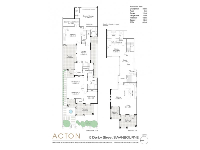 5 Derby Street, Swanbourne WA 6010 Floorplan