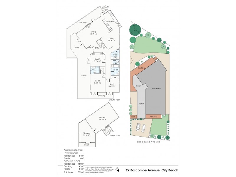 27 Boscombe Avenue, City Beach WA 6015 Floorplan