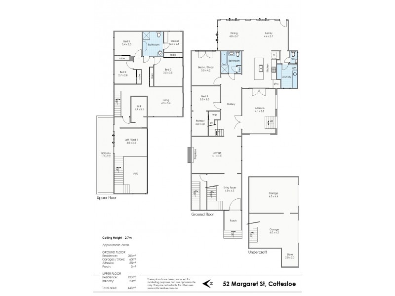52 Margaret Street, Cottesloe WA 6011 Floorplan