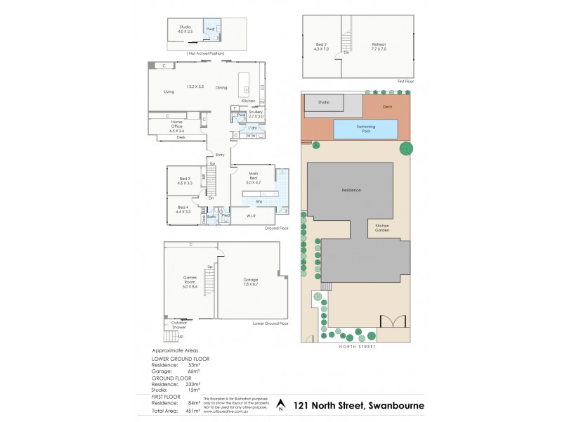 121 North Street, Swanbourne WA 6010 Floorplan