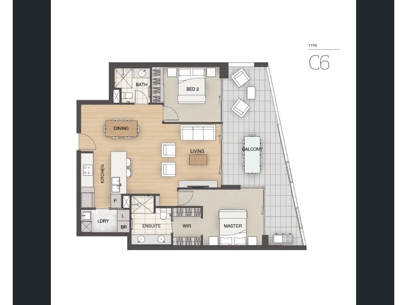 308/1 Davies Road, Claremont WA 6010 Floorplan