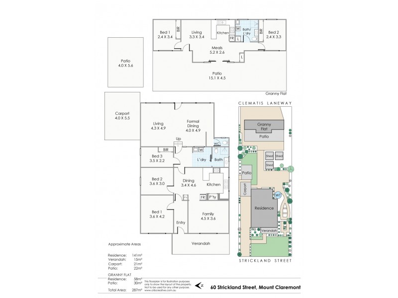 60 Strickland Street, Mount Claremont WA 6010 Floorplan