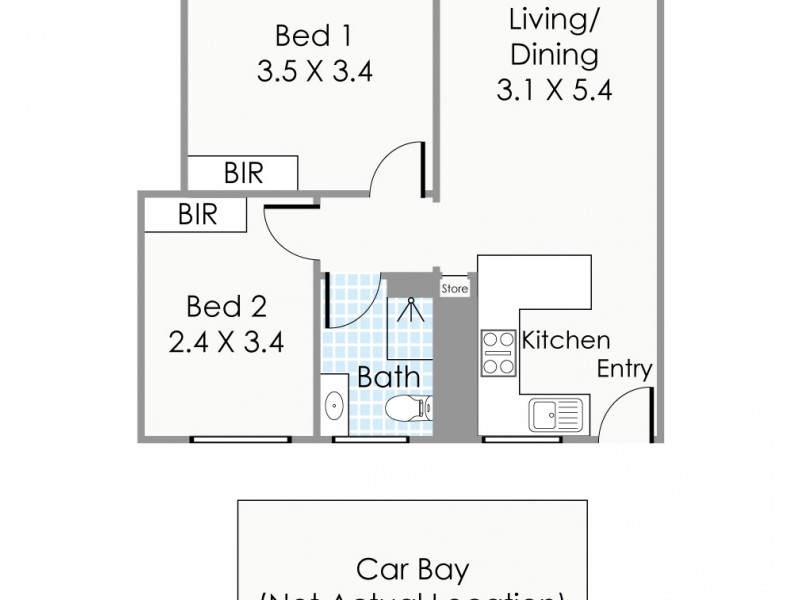 12/44 McMaster Street, Victoria Park WA 6100 Floorplan
