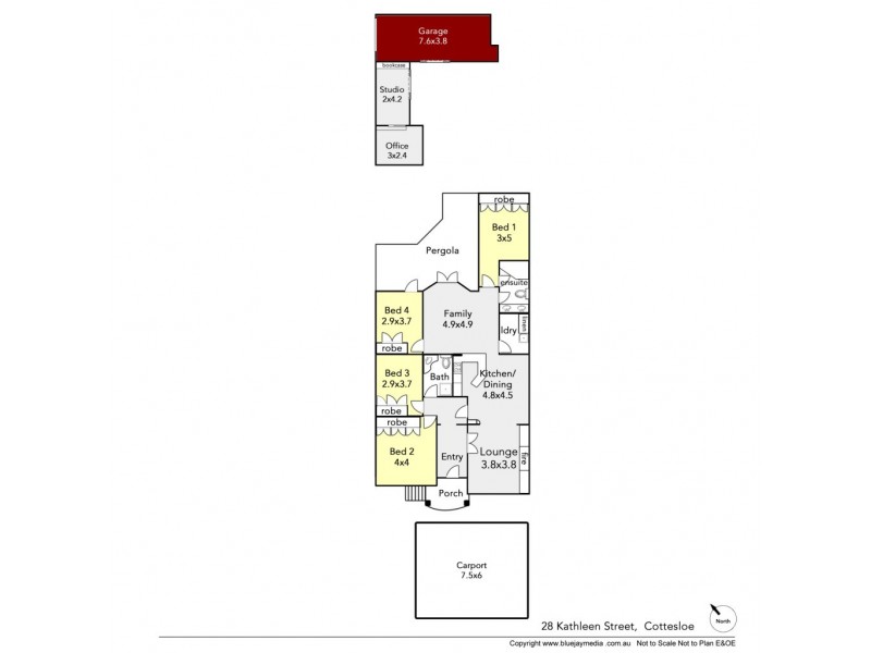 28 Kathleen Street, Cottesloe WA 6011 Floorplan