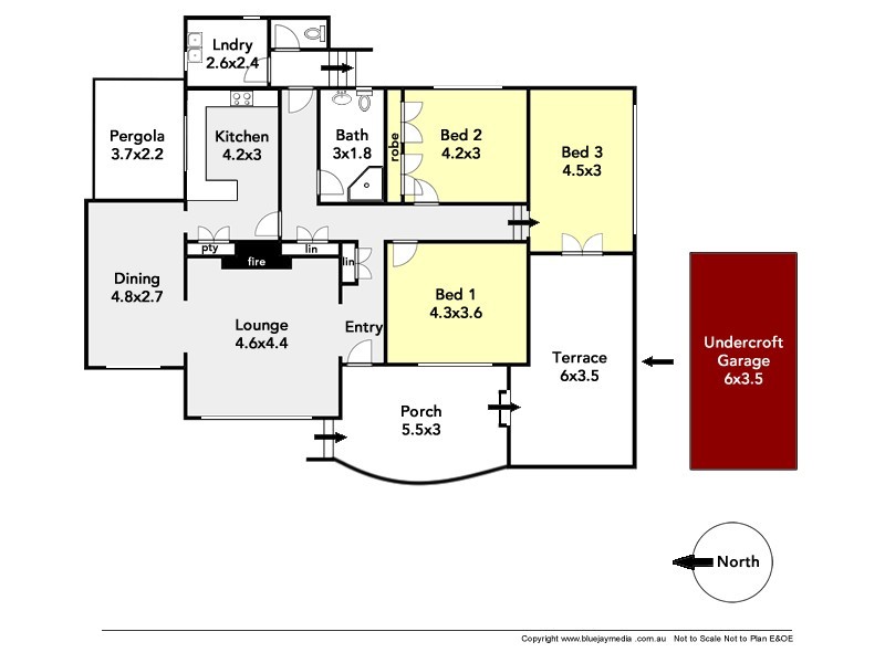 74 Broome Street, Cottesloe WA 6011 Floorplan