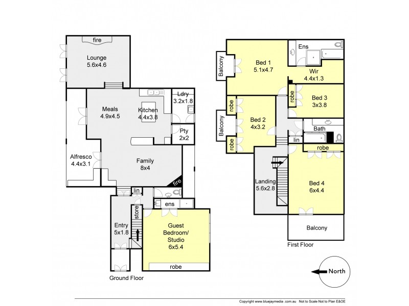 14 George Street, Cottesloe WA 6011 Floorplan