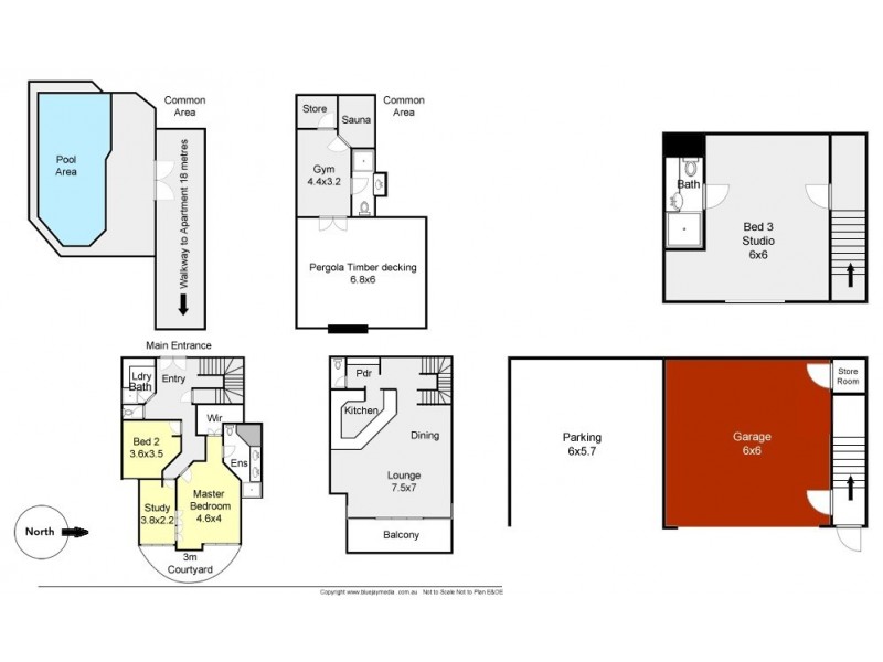 2/45 Rule Street, North Fremantle WA 6159 Floorplan