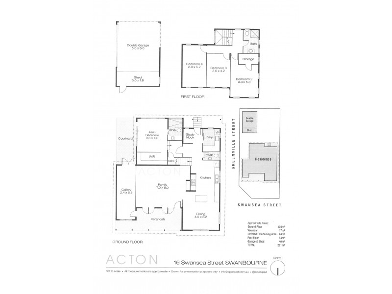 16 Swansea Street, Swanbourne WA 6010 Floorplan