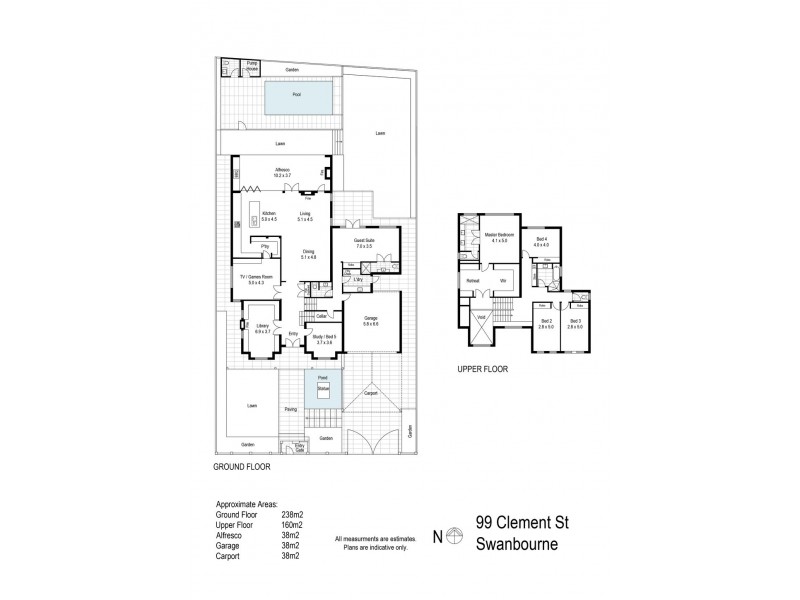 99 Clement Street, Swanbourne WA 6010 Floorplan