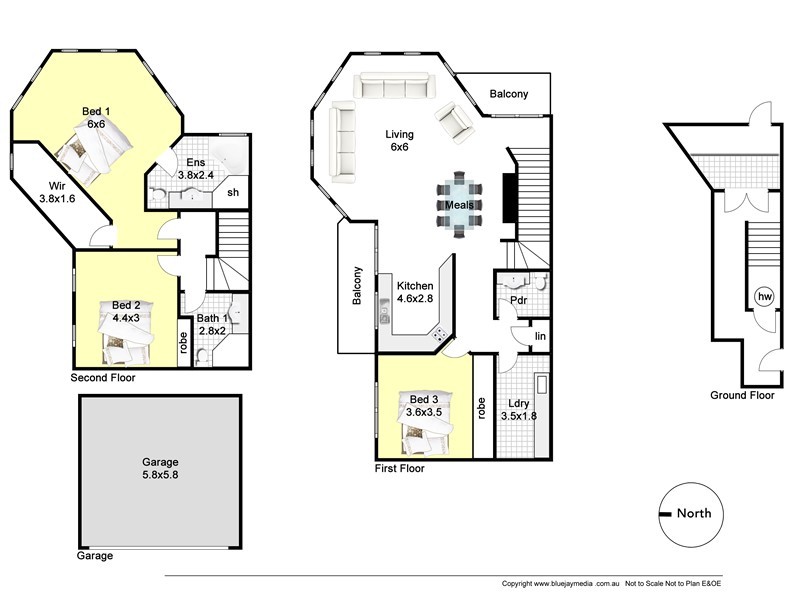 12/12 Doepel Street, North Fremantle WA 6159 Floorplan