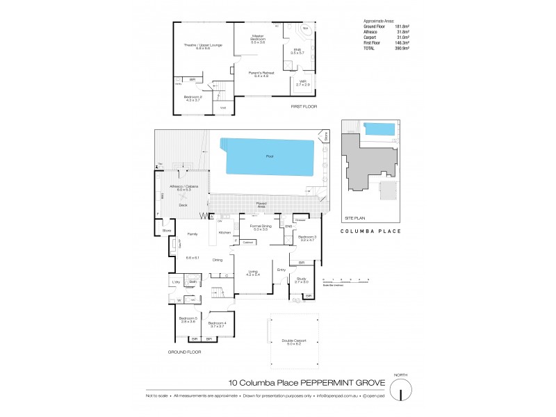 10 Columba Place, Peppermint Grove WA 6011 Floorplan