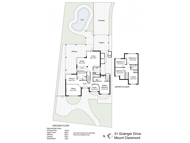 21 Grainger Drive, Mount Claremont WA 6010 Floorplan