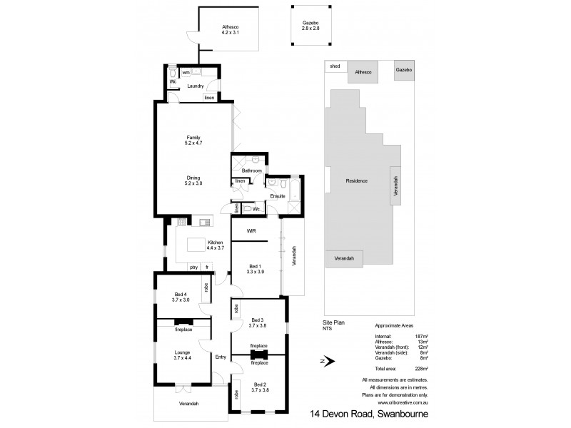 14 Devon Road, Swanbourne WA 6010 Floorplan