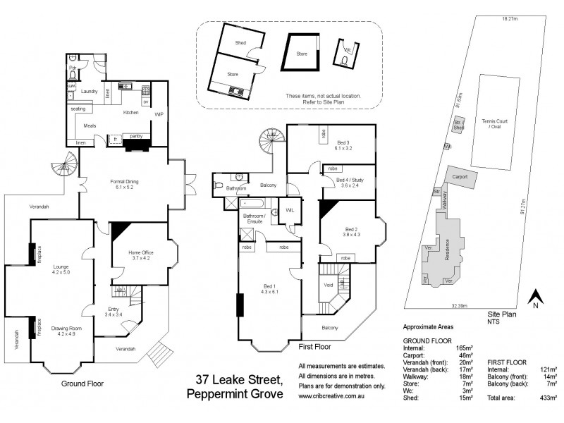 37 Leake Street, Peppermint Grove WA 6011 Floorplan