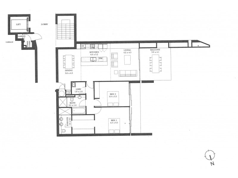 32/11 Leighton Beach Blvd, North Fremantle WA 6159 Floorplan