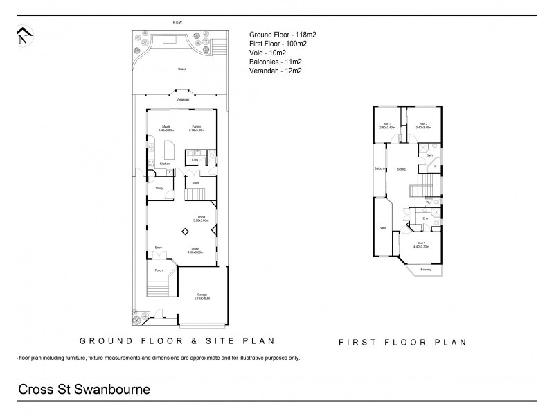 9 Cross Street, Swanbourne WA 6010 Floorplan