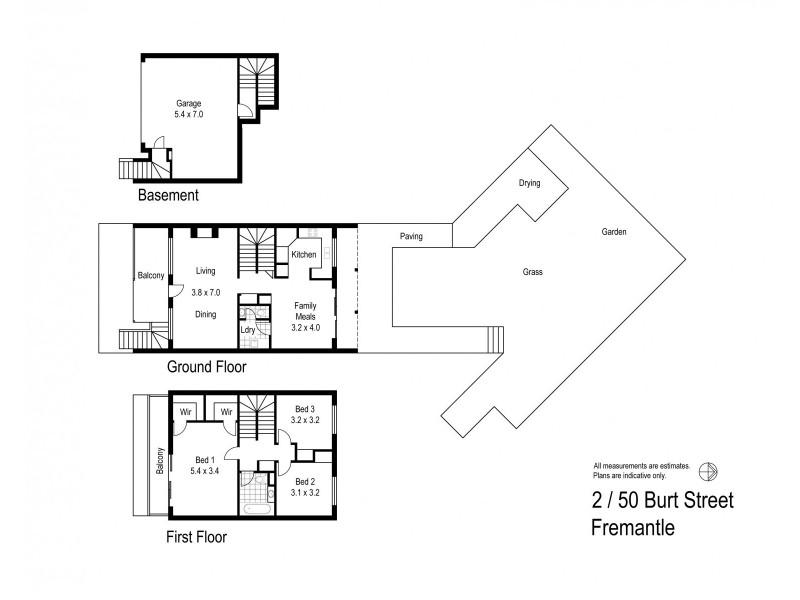 2/50 Burt Street, Fremantle WA 6160 Floorplan