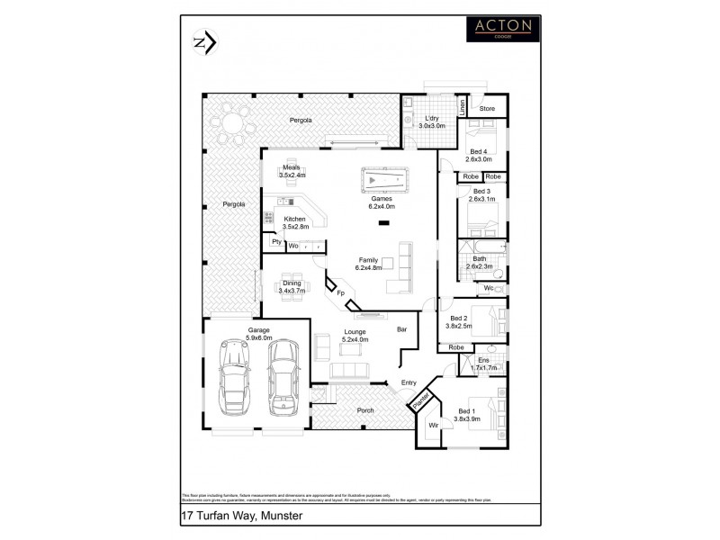 17 Turfan Way, Munster WA 6166 Floorplan