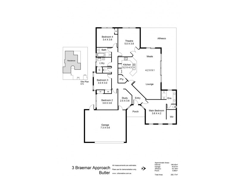 3 Braemar Approach, Butler WA 6036 Floorplan