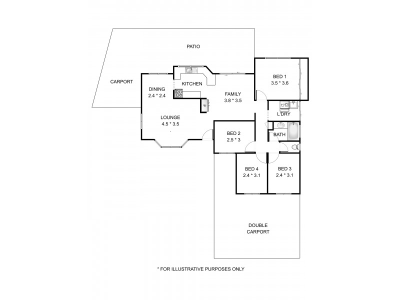 114 Elderberry Drive, South Lake WA 6164 Floorplan