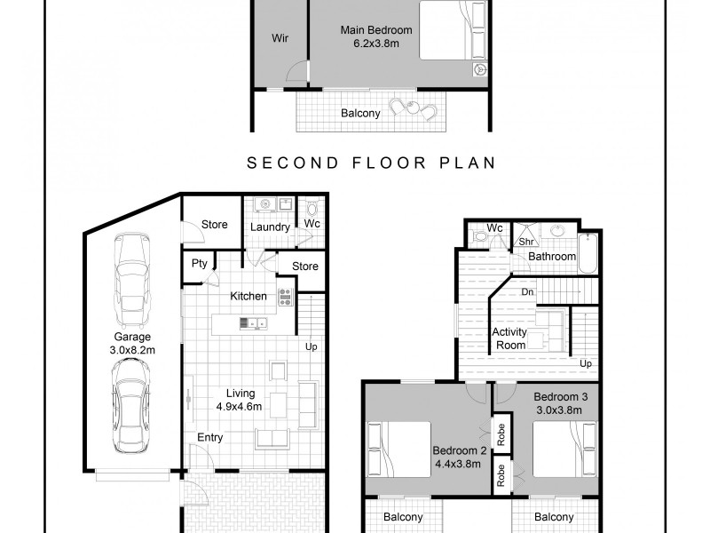 8/7 Bellion Drive, Hamilton Hill WA 6163 Floorplan