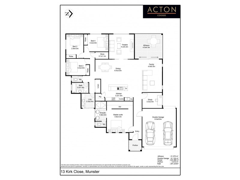 13 Kirk Close, Munster WA 6166 Floorplan