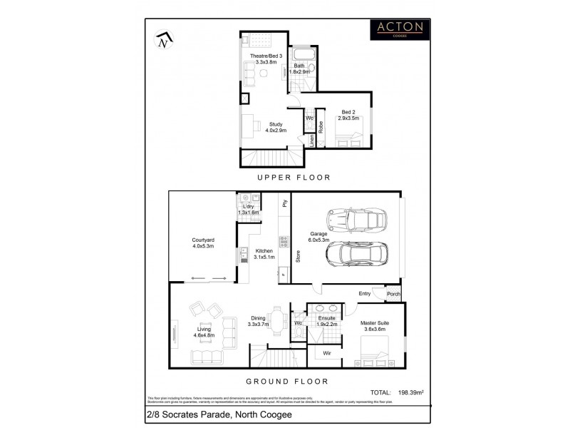 2/8 Socrates Parade, North Coogee WA 6163 Floorplan