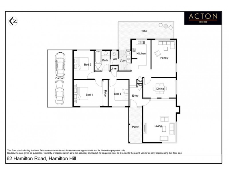 62 Hamilton Road, Hamilton Hill WA 6163 Floorplan
