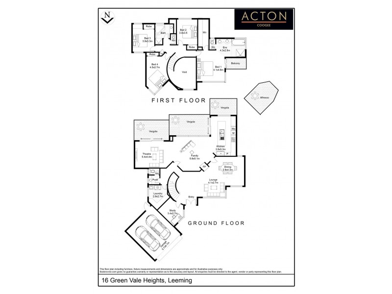16 Green Vale Heights, Leeming WA 6149 Floorplan