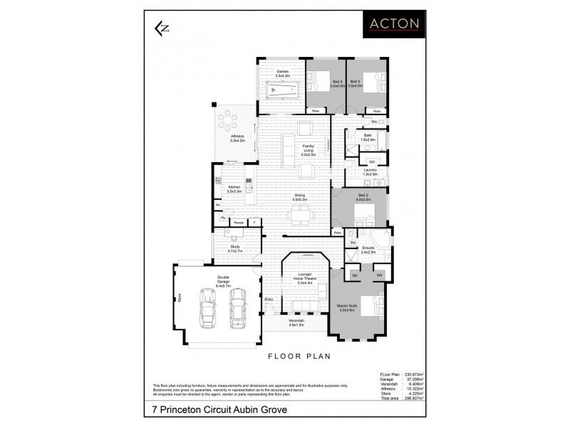 7 Princeton Circuit, Aubin Grove WA 6164 Floorplan