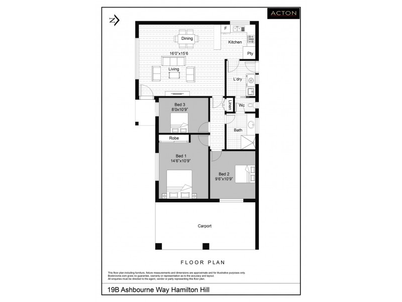 19B Ashbourne Way, Hamilton Hill WA 6163 Floorplan