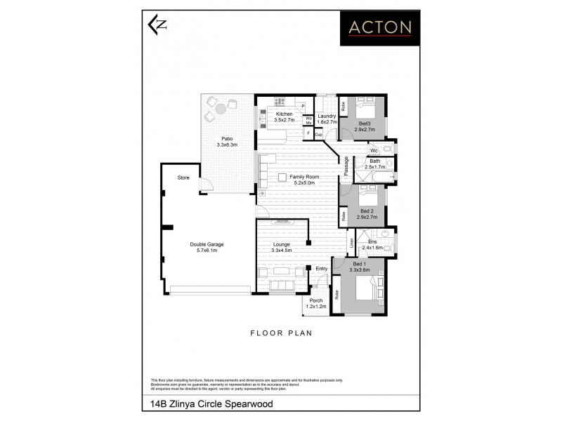 14B Zlinya Circle, Spearwood WA 6163 Floorplan