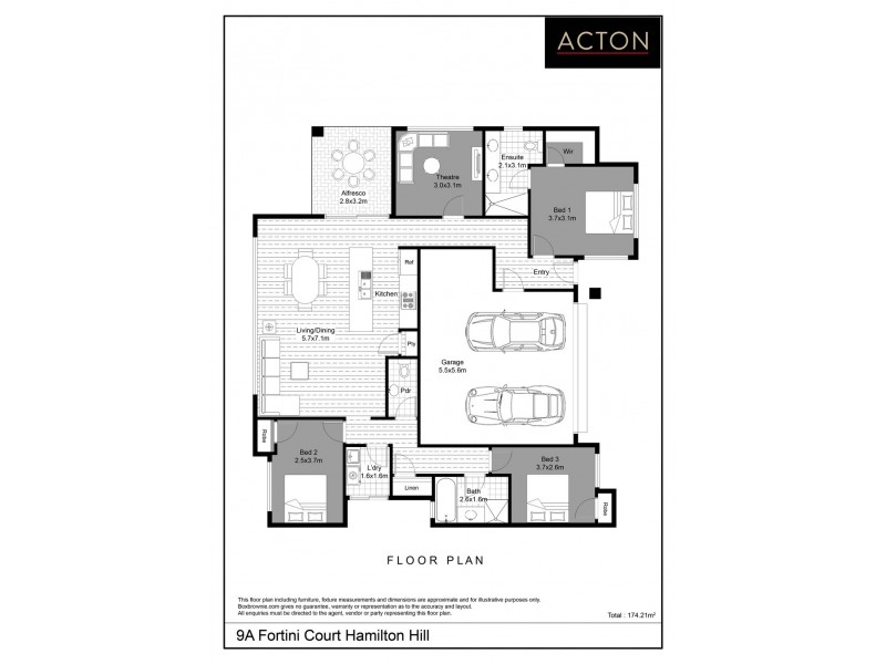 9A Fortini Court, Hamilton Hill WA 6163 Floorplan