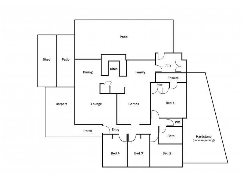 4 Bundy Court, South Lake WA 6164 Floorplan
