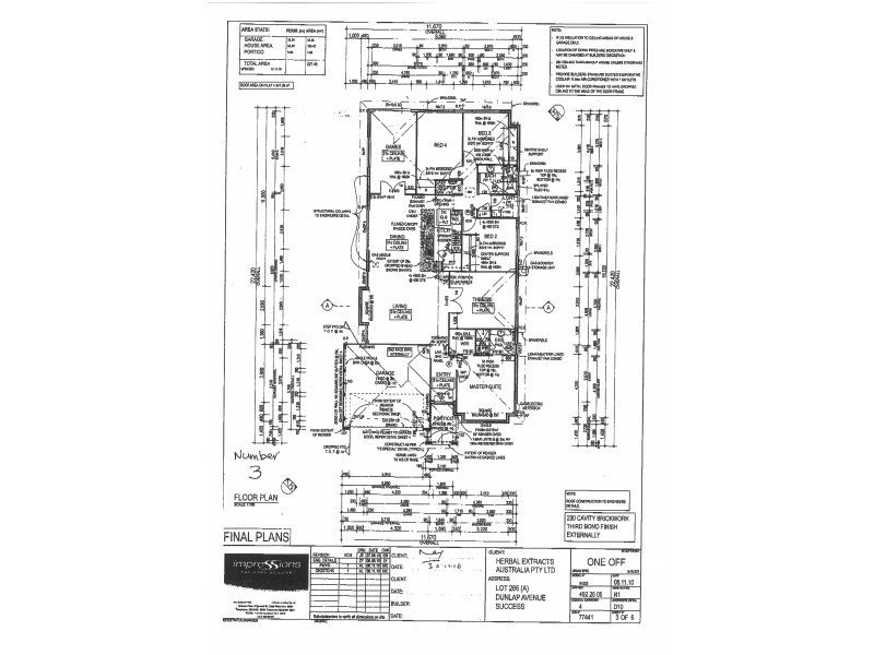 3 Dunlap Avenue, Success WA 6164 Floorplan