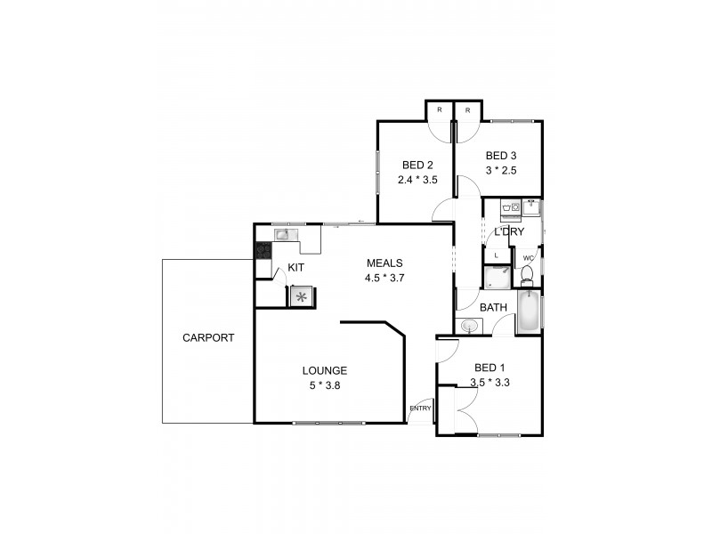 16A Passey Place, Kardinya WA 6163 Floorplan