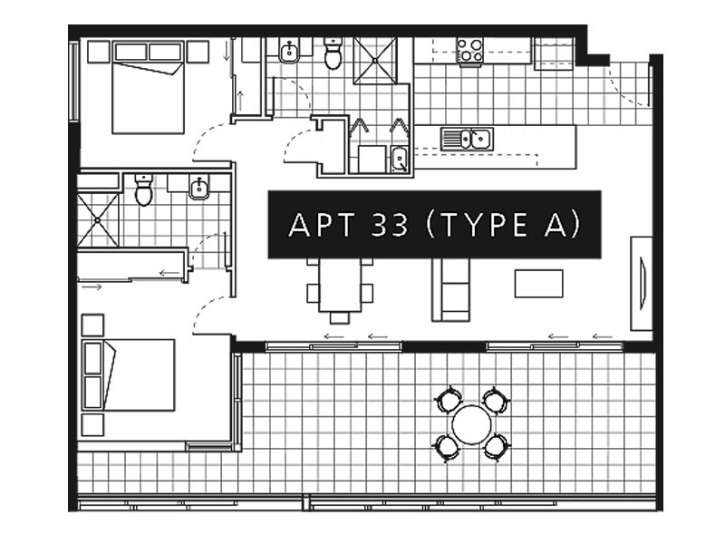 33/20 Medina Parade, North Coogee WA 6163 Floorplan