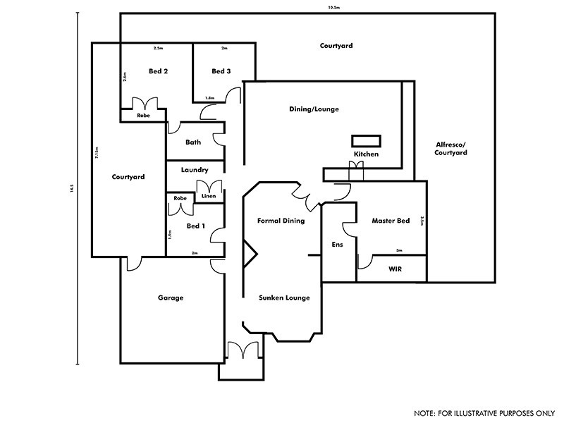 12 Hatch Place, Bibra Lake WA 6163 Floorplan