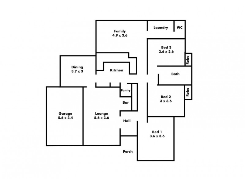 19 Amberley Way, Hamilton Hill WA 6163 Floorplan