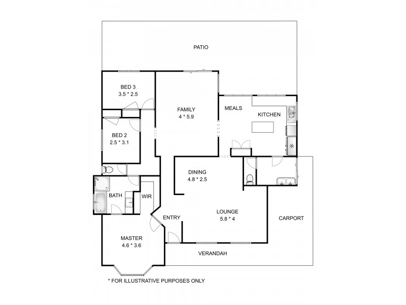 73 Quickly Crescent, Hamilton Hill WA 6163 Floorplan