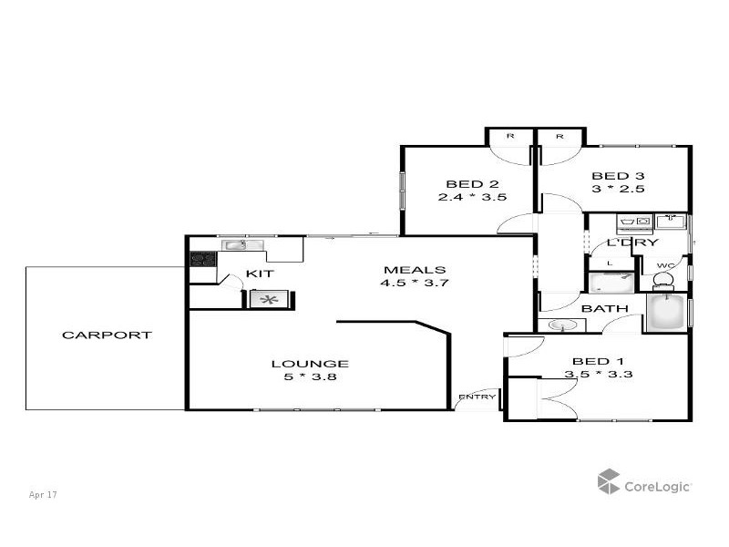 16A Passey Place, Kardinya WA 6163 Floorplan