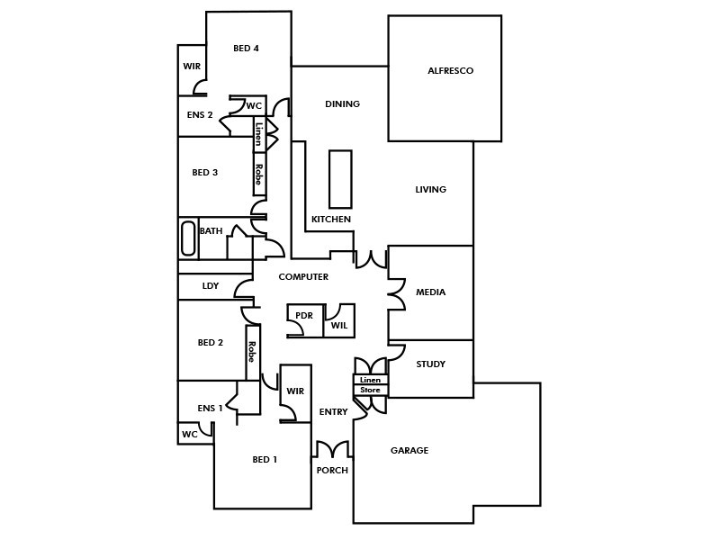 12 Peregrine Circle, Beeliar WA 6164 Floorplan