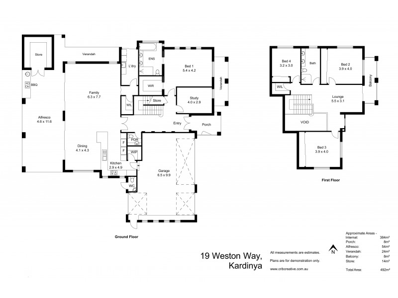 19 Weston Way, Kardinya WA 6163 Floorplan