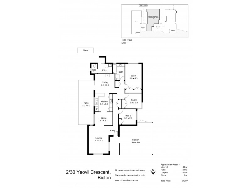 2/30 Yeovil Crescent, Bicton WA 6157 Floorplan