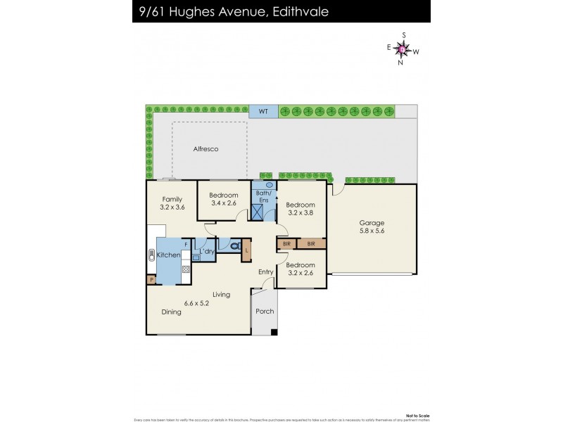 9/61 Hughes Avenue, Edithvale VIC 3196 Floorplan