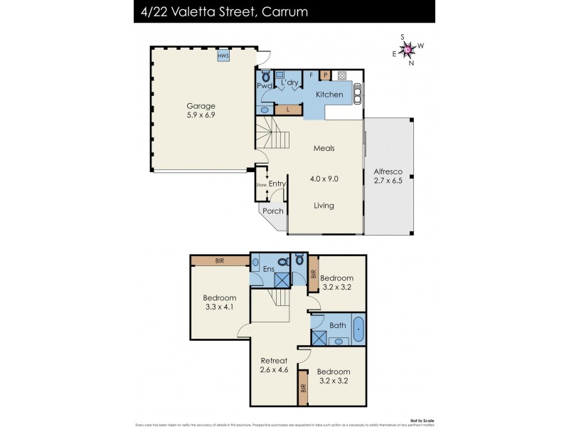 4/22 Valetta Street, Carrum VIC 3197 Floorplan